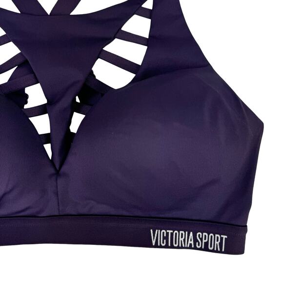 Victoria Sport 34D Purple Incredible Lightweight Criss Cross Back Sports Bra - Picture 3 of 9